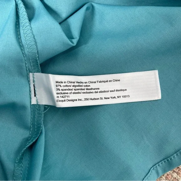 Eloquii Aqua Puff Sleeve Dress - Picture 15 of 15